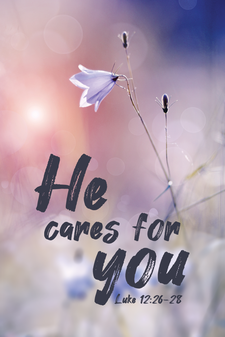 He Cares for You Plasti-Poster - Item 73