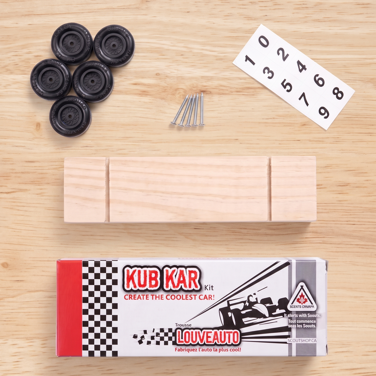 Pinewood Car Rally - Craft Kit