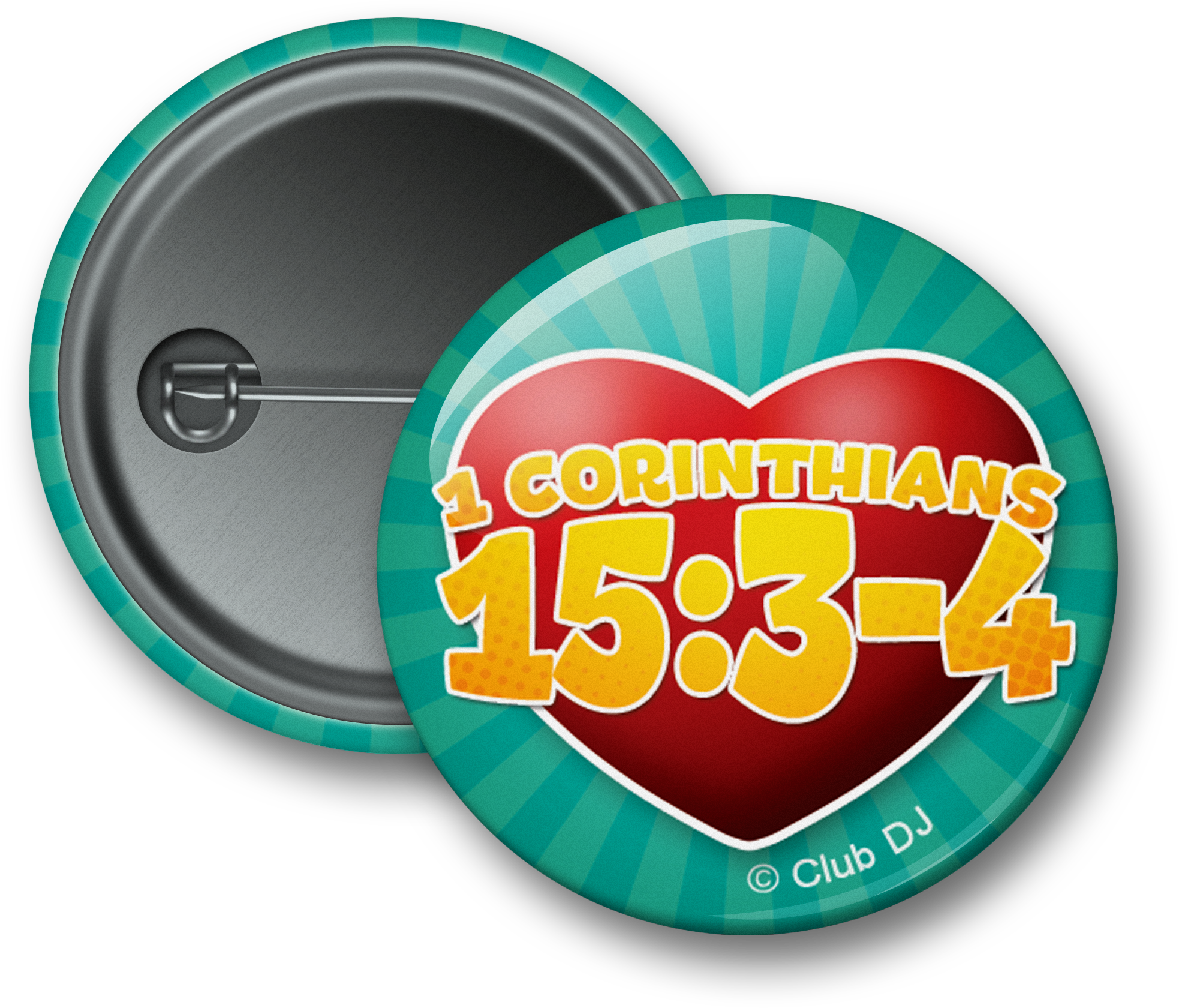 1 Corinthians 15:3-4 Pin - Item 9