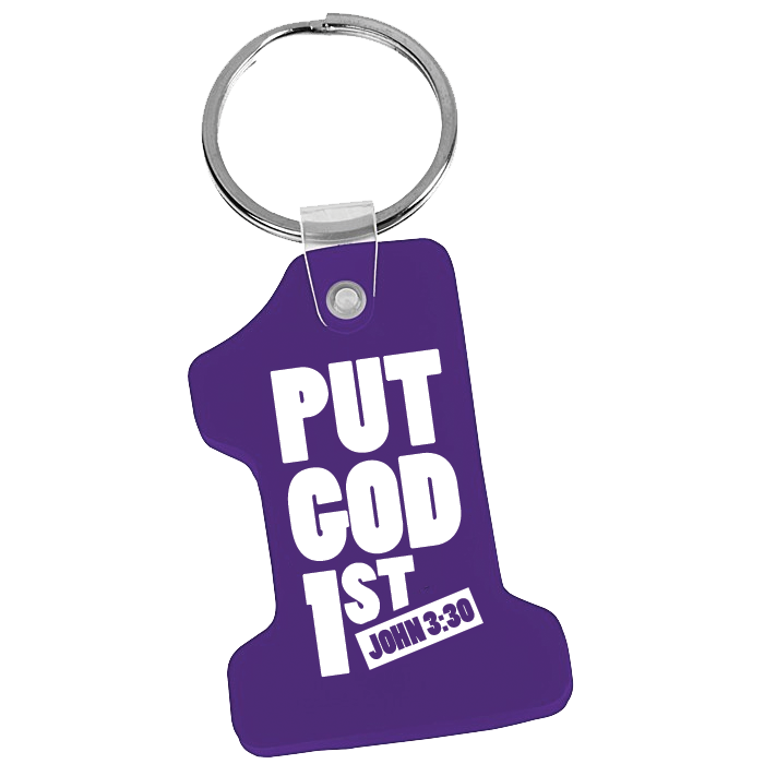 Put God 1st Keychain (Assorted) - Item 19